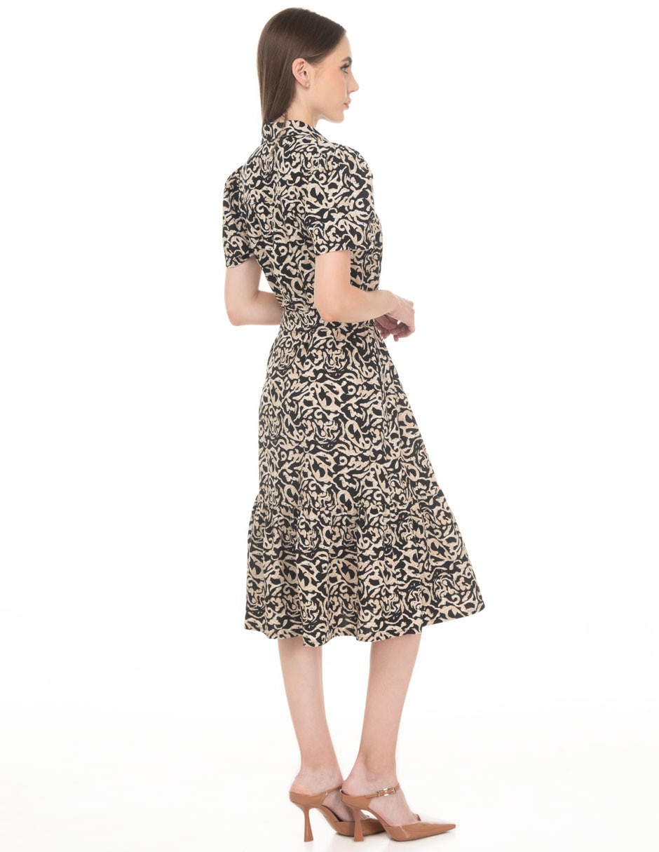 Vestido midi casual para mujer 4