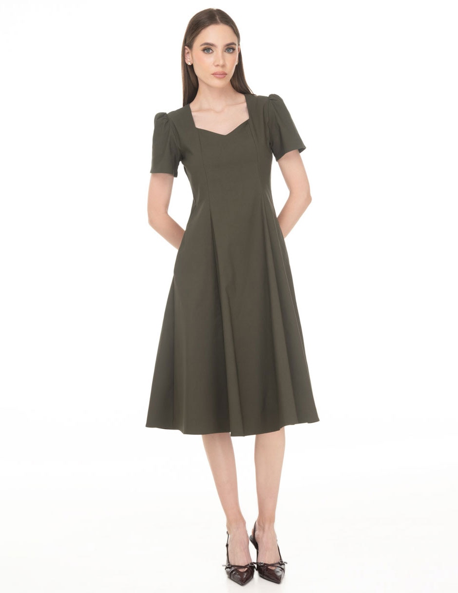 Vestido midi casual para mujer