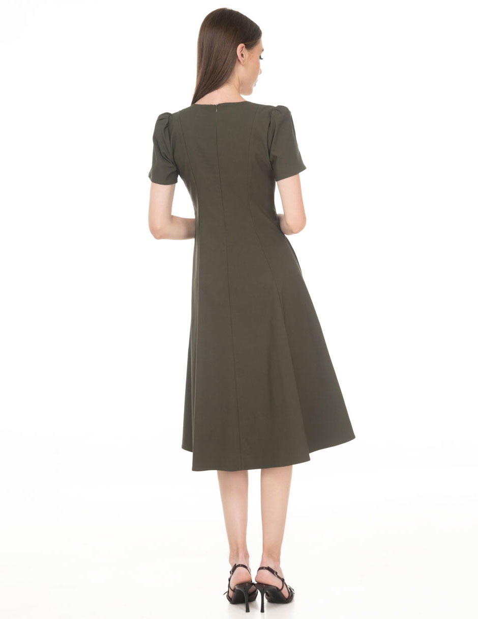 Vestido midi casual para mujer