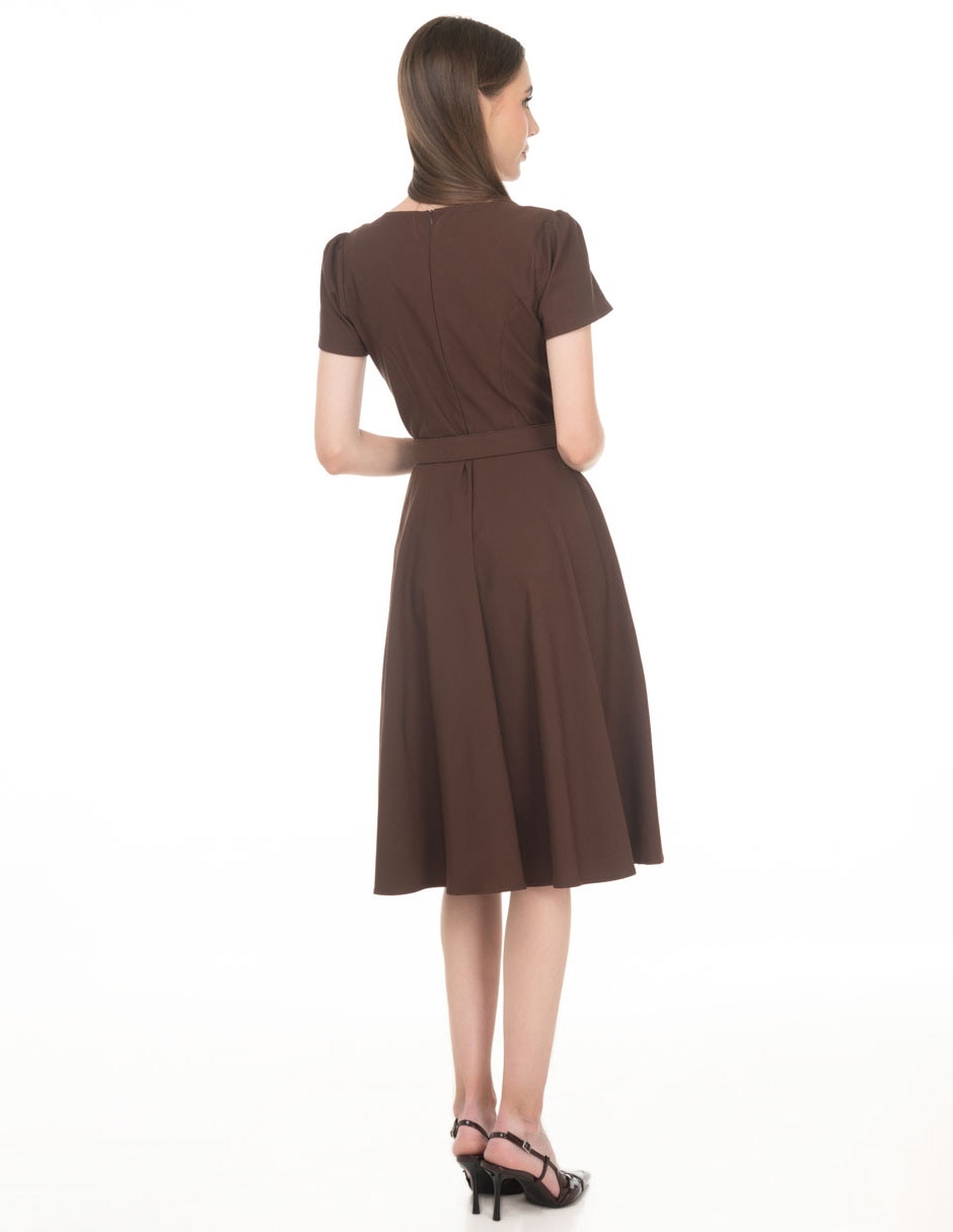 Vestido midi casual para mujer 4
