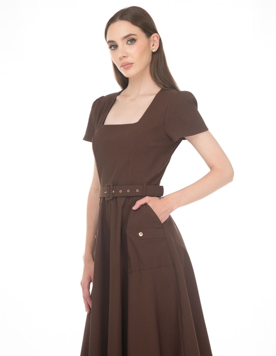 Vestido midi casual para mujer 3