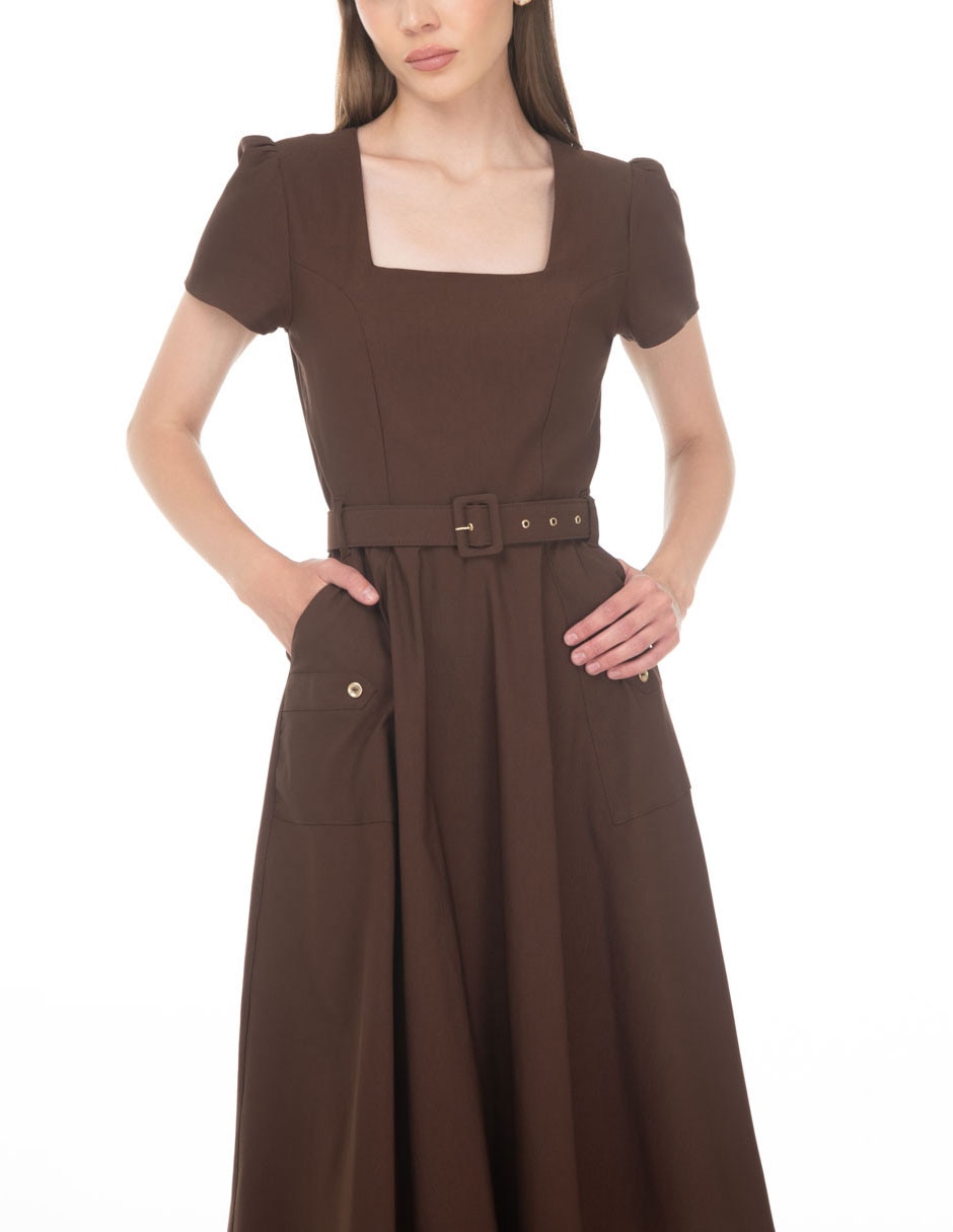 Vestido midi casual para mujer 2
