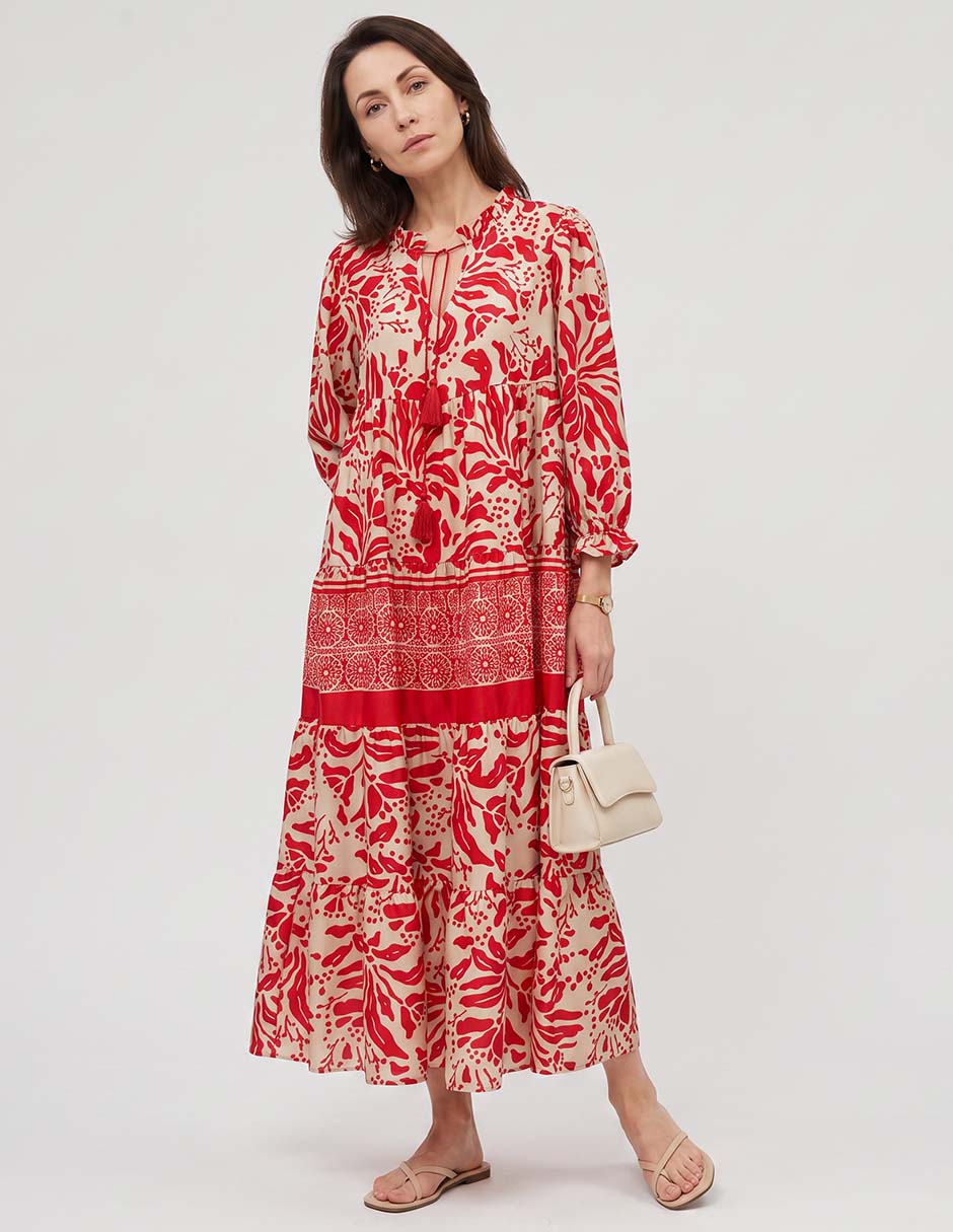 Vestido largo casual para mujer