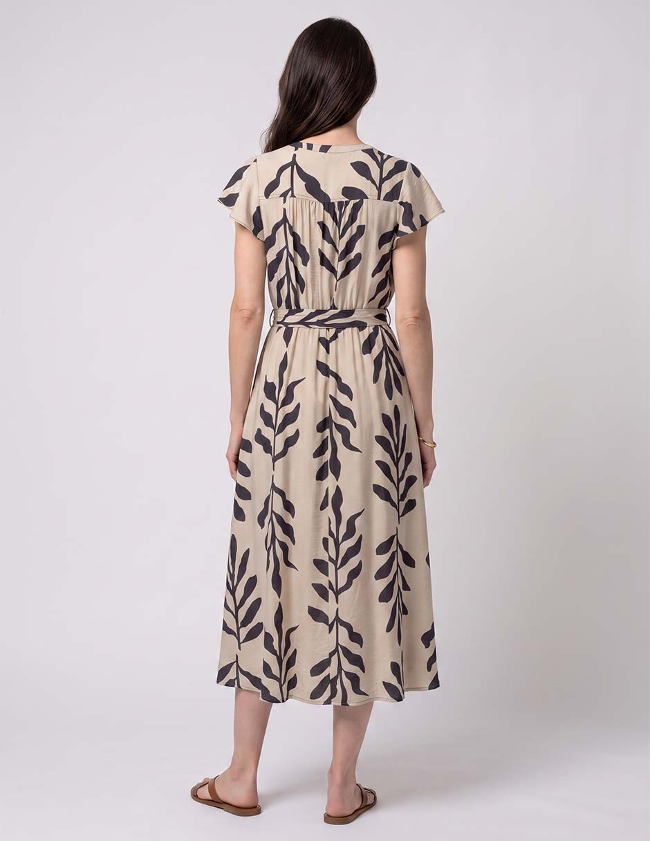 Vestido crop casual Lorenza Blau para mujer