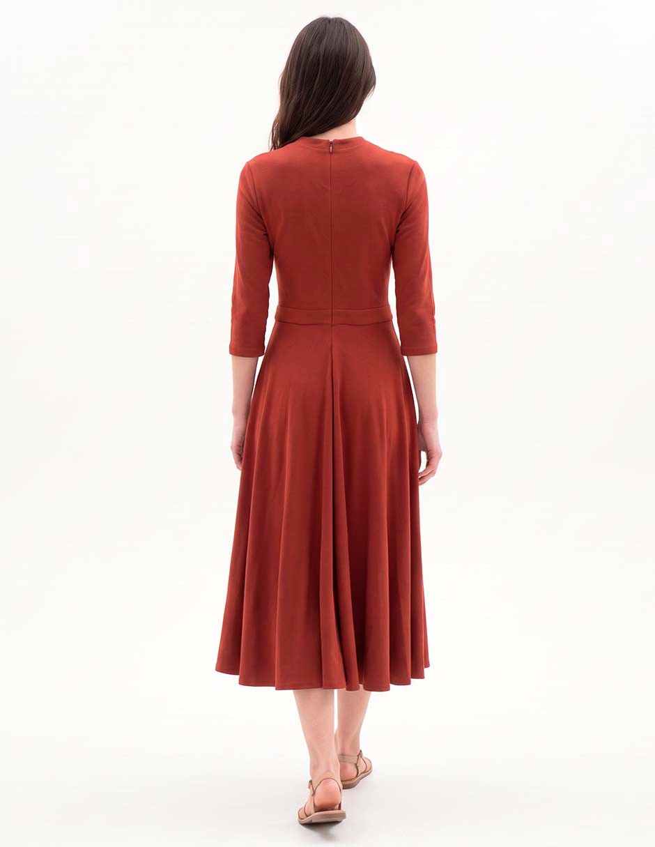 Vestido midi casual para mujer 5
