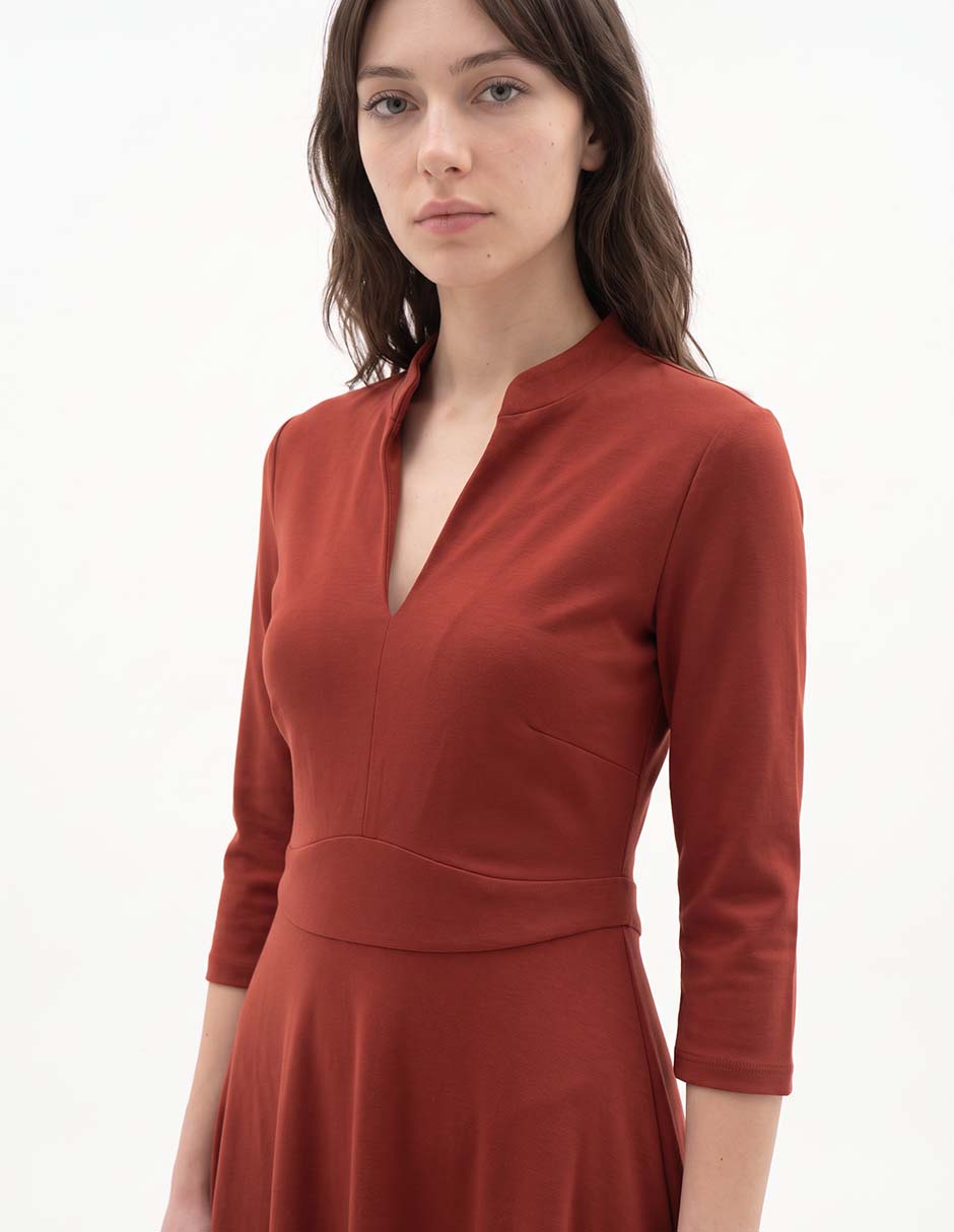 Vestido midi casual para mujer