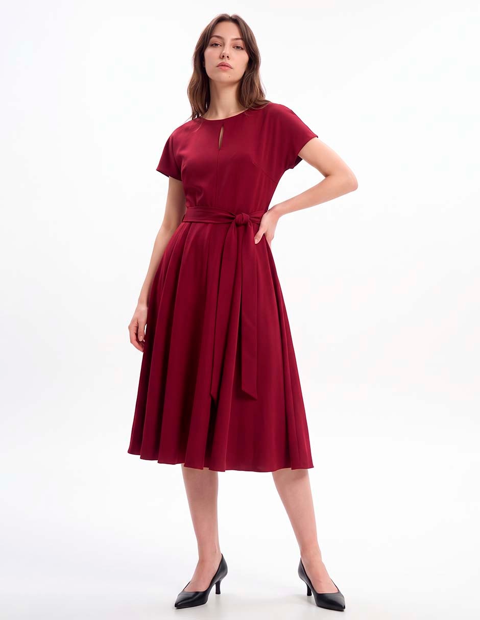 Vestido midi de vestir para mujer