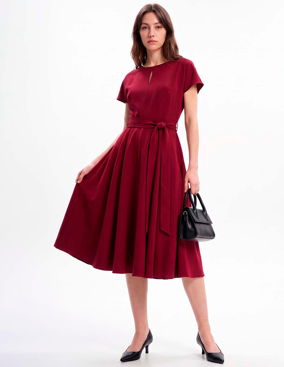 Vestido midi de vestir para mujer 4