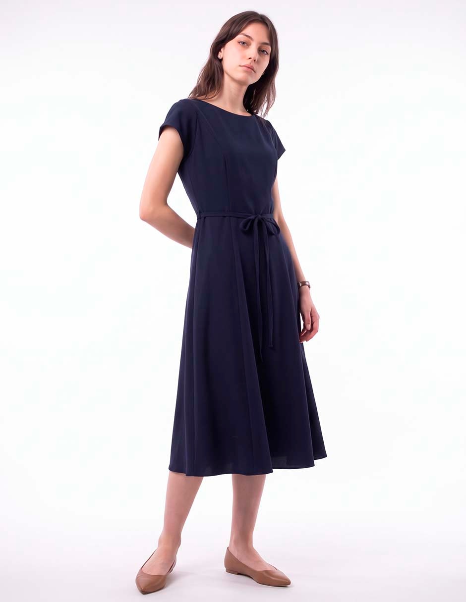 Vestido midi casual para mujer