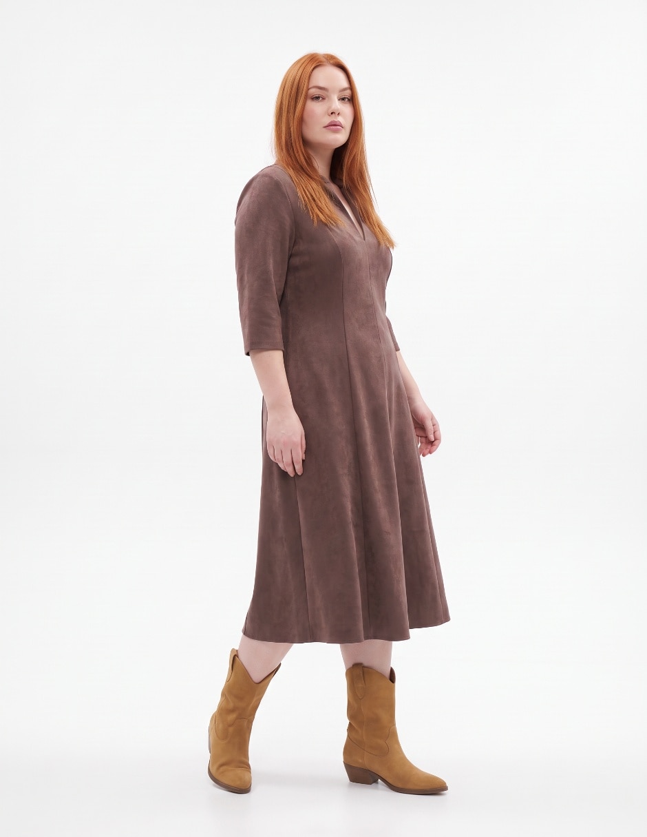 Vestido midi casual para mujer Vestido midi casual para mujer