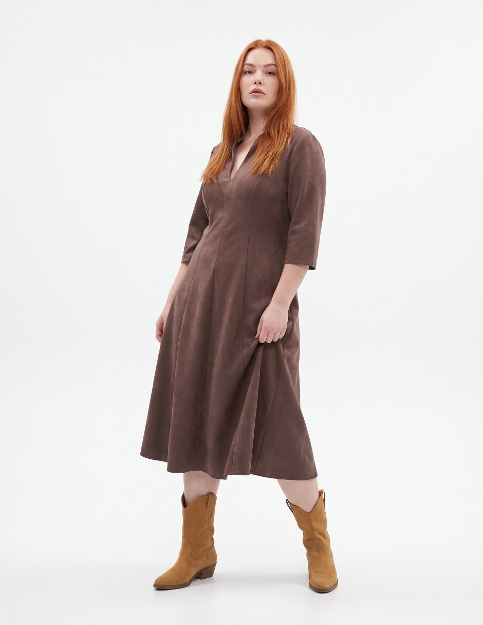 Vestido midi casual para mujer 3