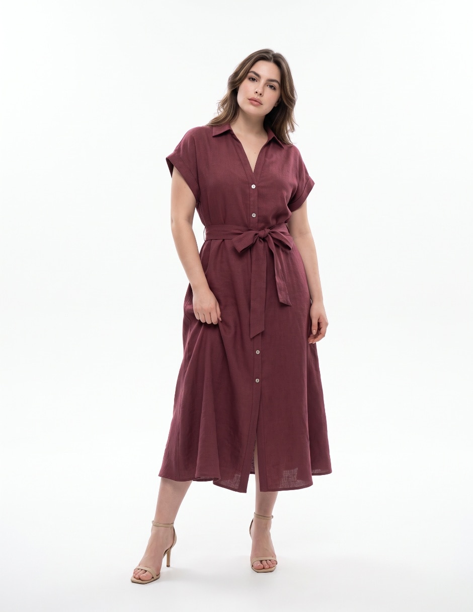 Vestido midi casual para mujer