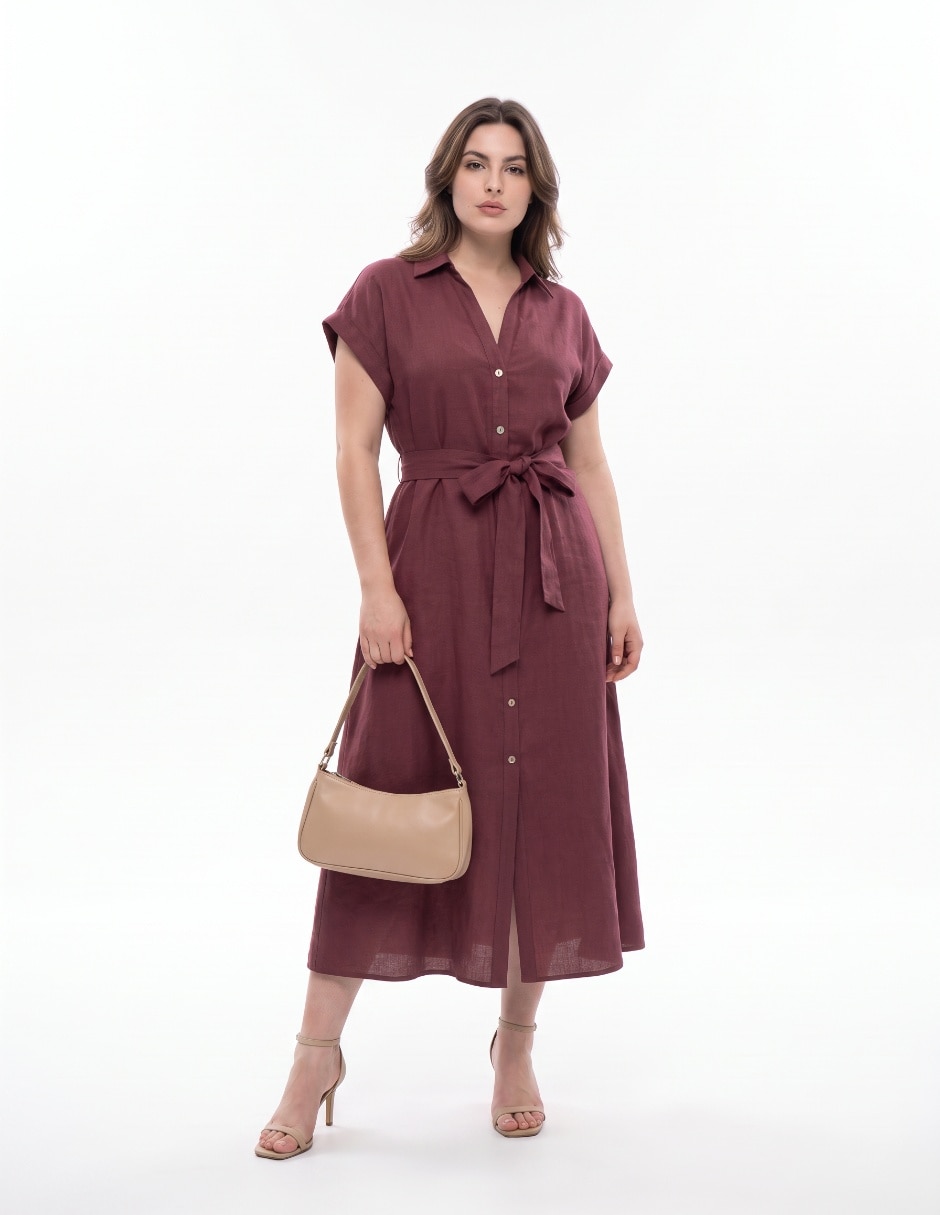 Vestido midi casual para mujer 4