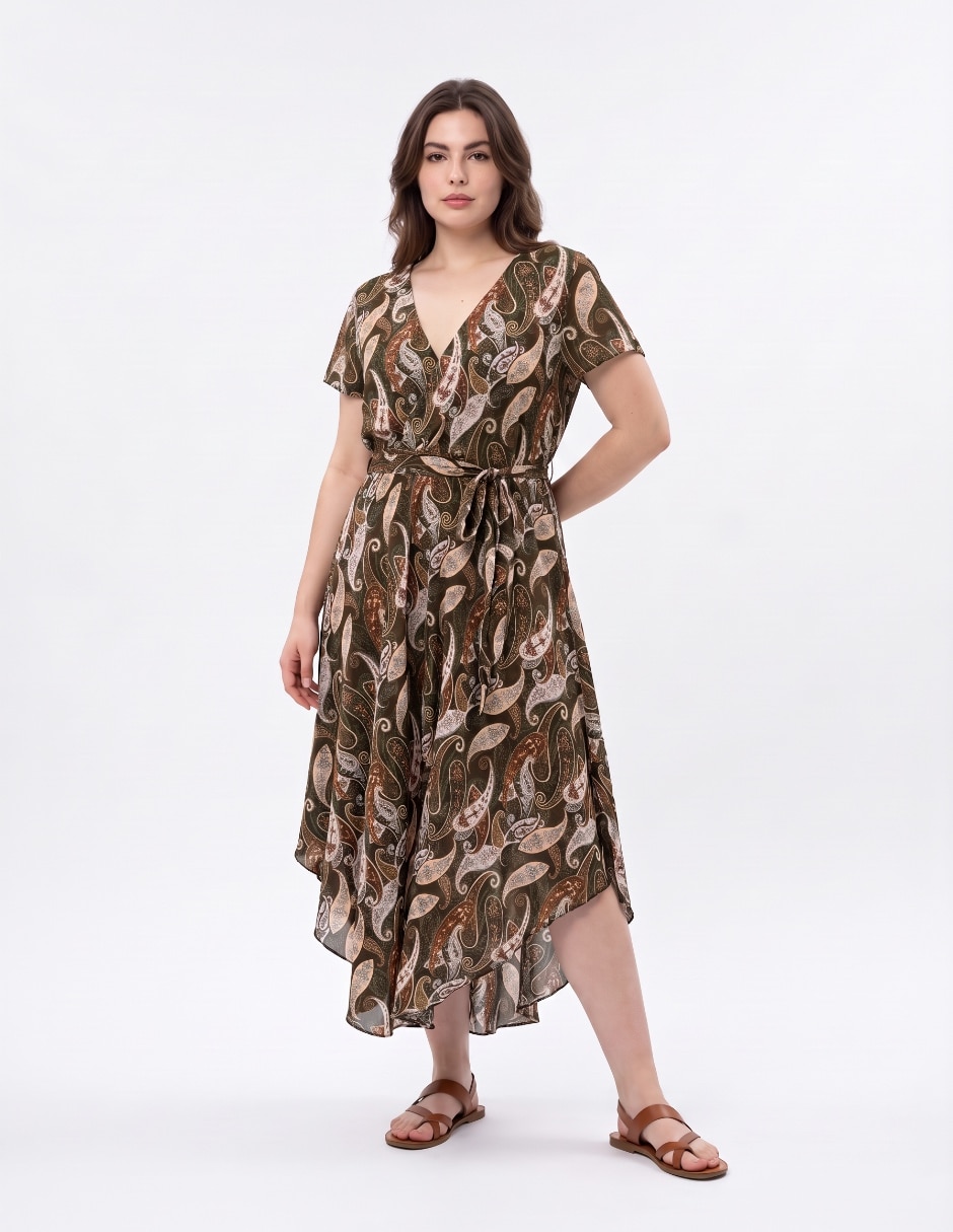 Vestido midi casual para mujer 3