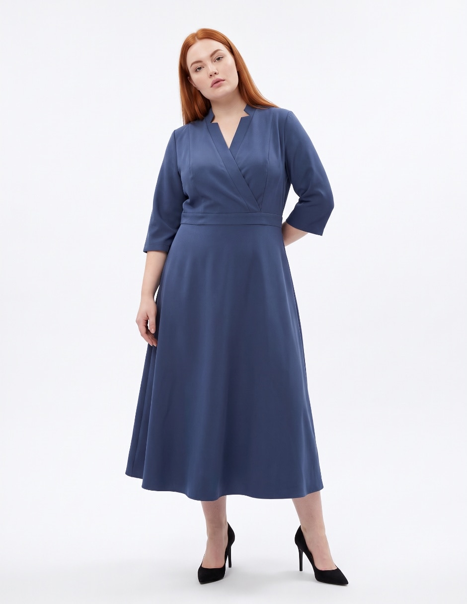 Vestido midi casual para mujer Vestido midi casual para mujer