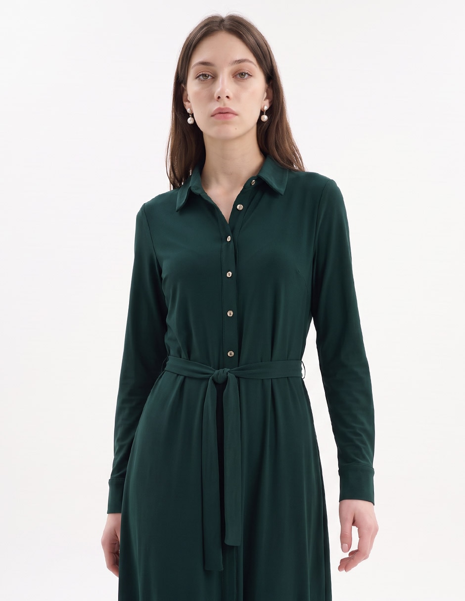 Vestido crop casual para mujer