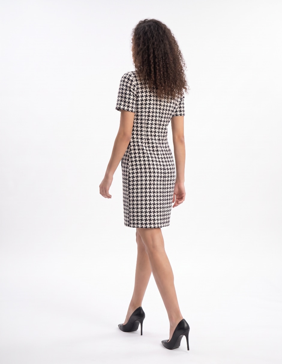 Vestido arriba rodilla casual para mujer 2