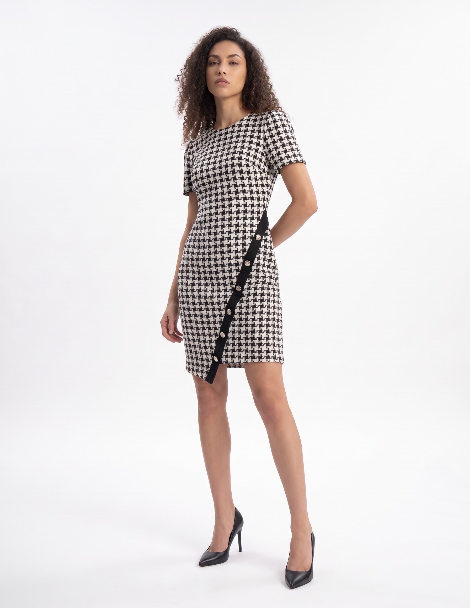 Vestido arriba rodilla casual para mujer 3