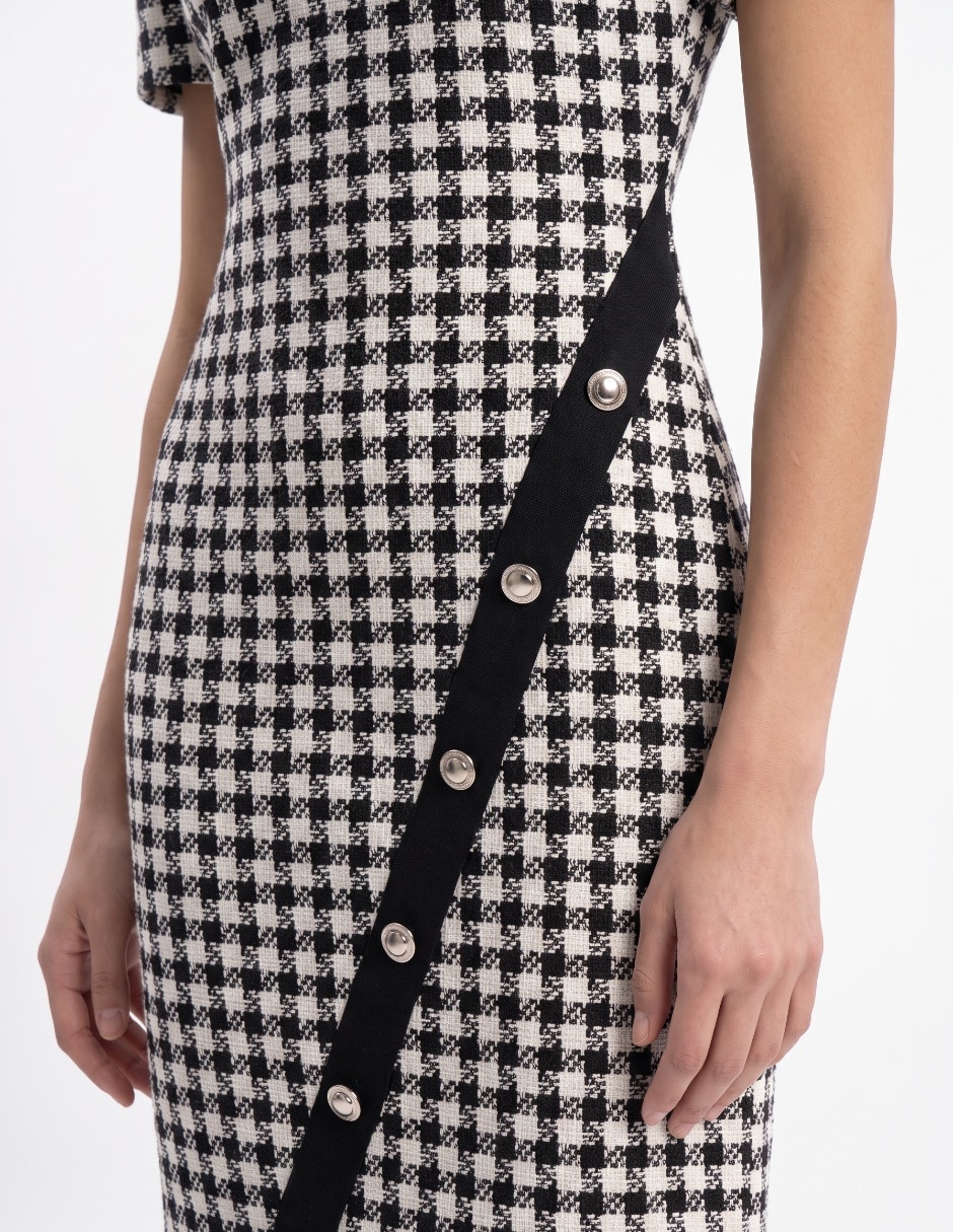 Vestido arriba rodilla casual para mujer 4