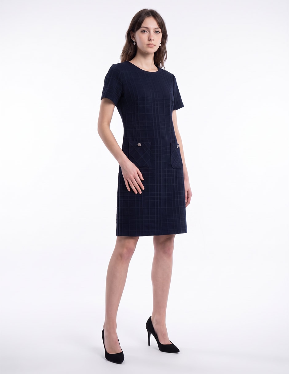 Vestido arriba rodilla formal para mujer