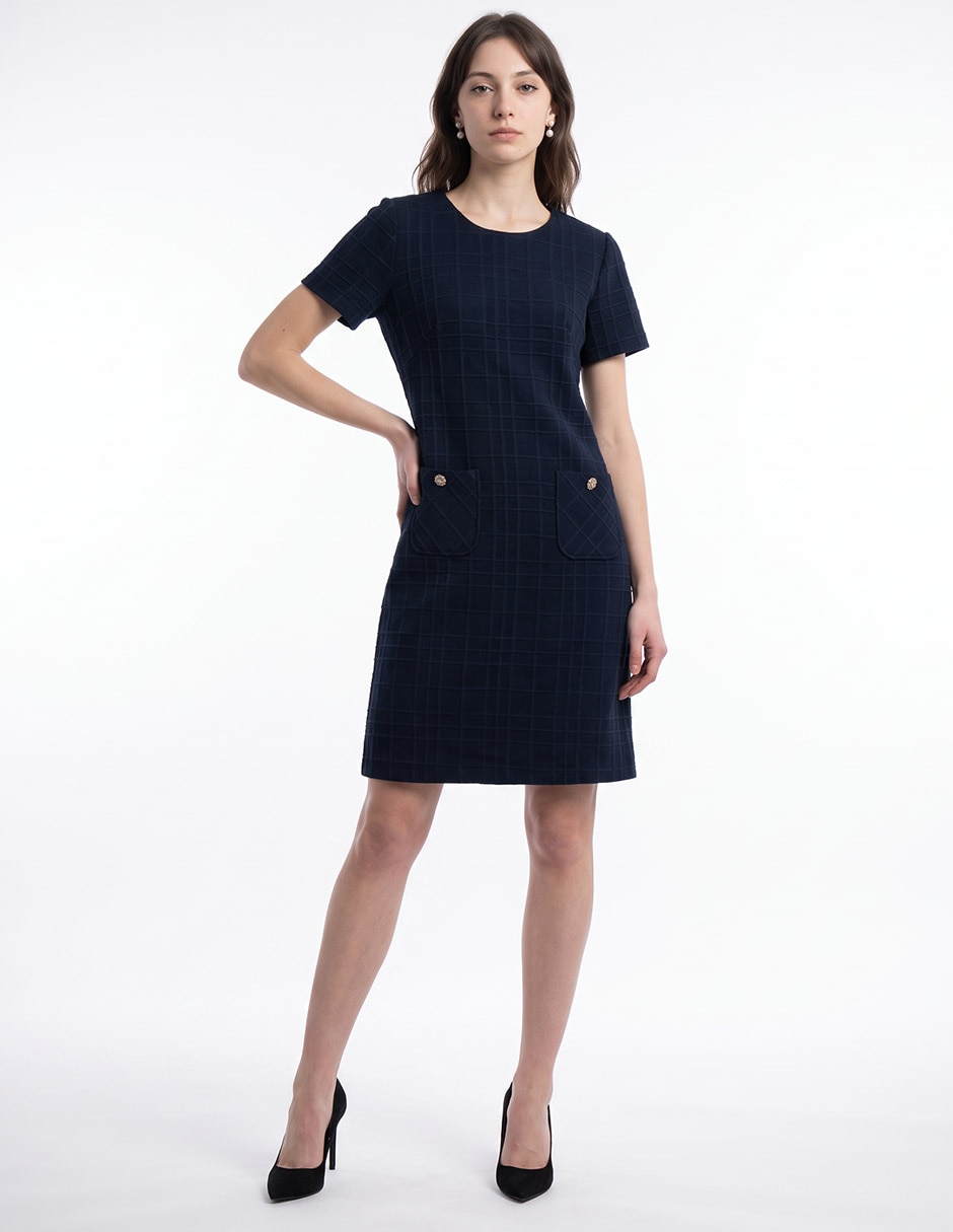 Vestido arriba rodilla formal para mujer