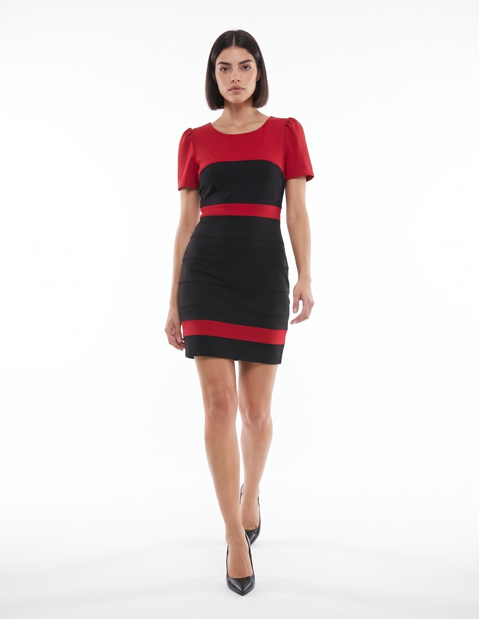 Vestido arriba rodilla casual para mujer