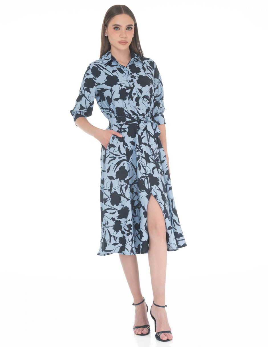 Vestido midi casual para mujer Vestido midi casual para mujer