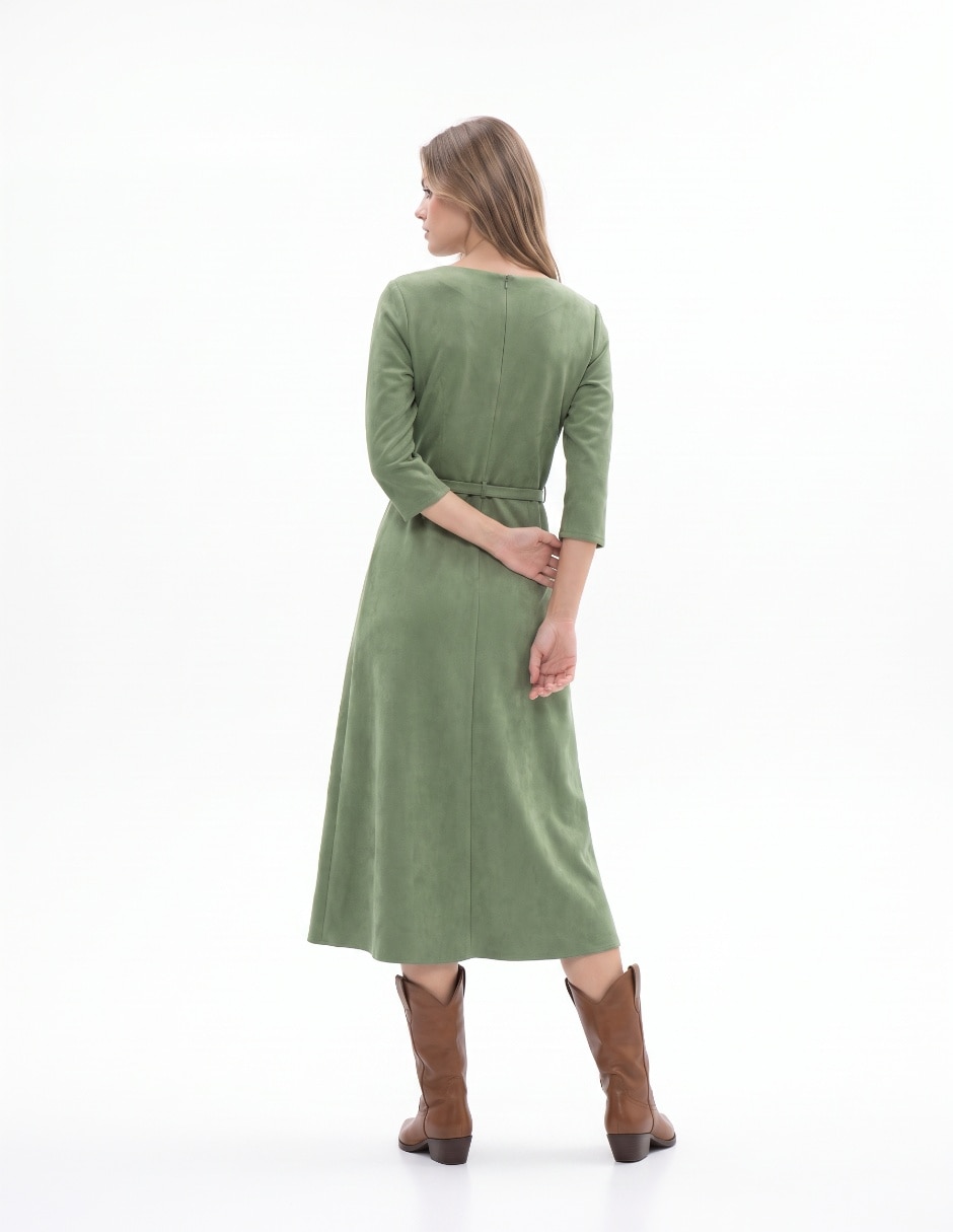 Vestido midi casual para mujer 2