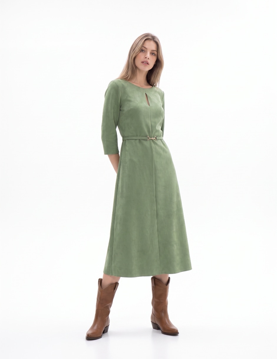 Vestido midi casual para mujer 3