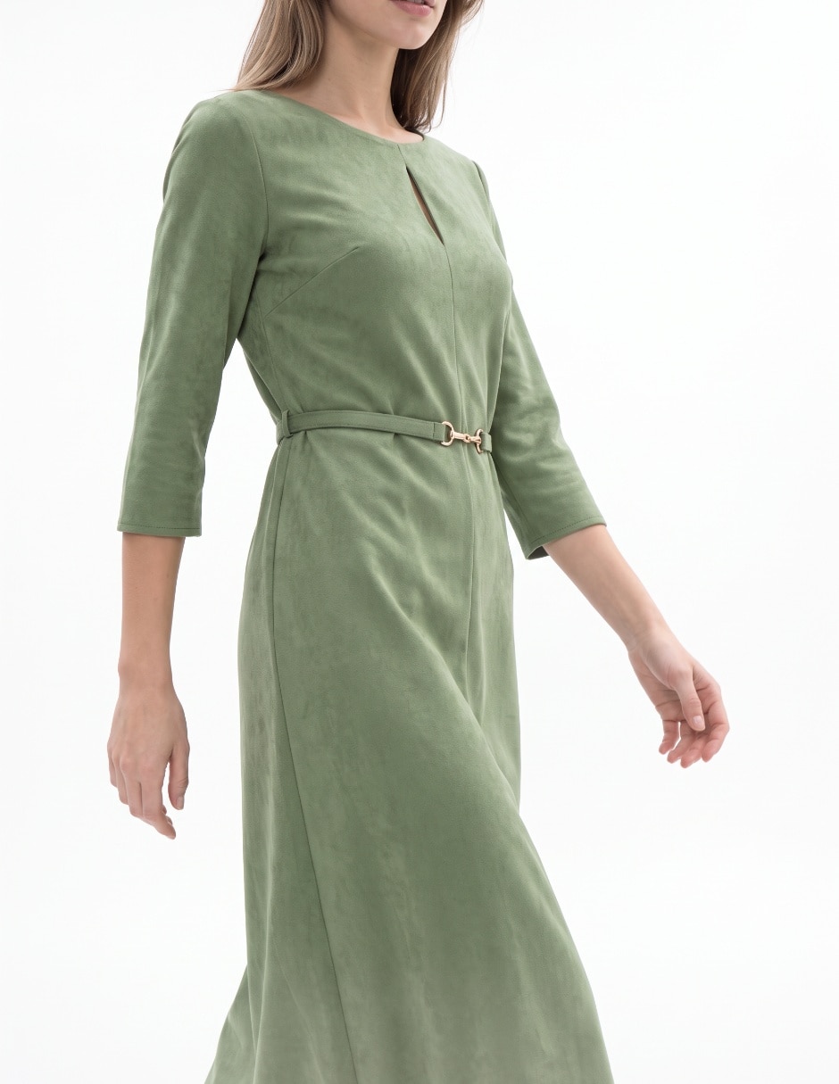 Vestido midi casual para mujer 4