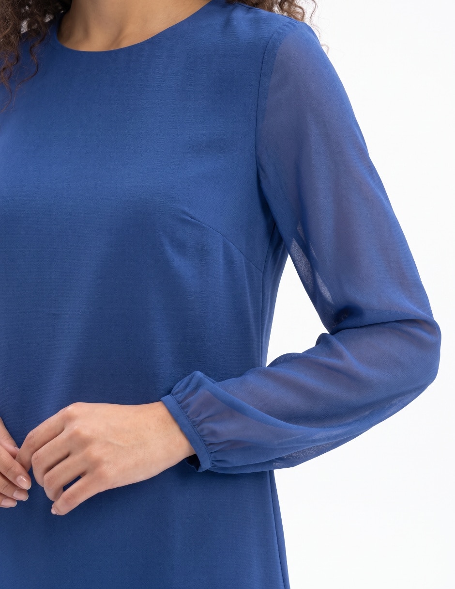 Vestido a la rodilla casual para mujer 4