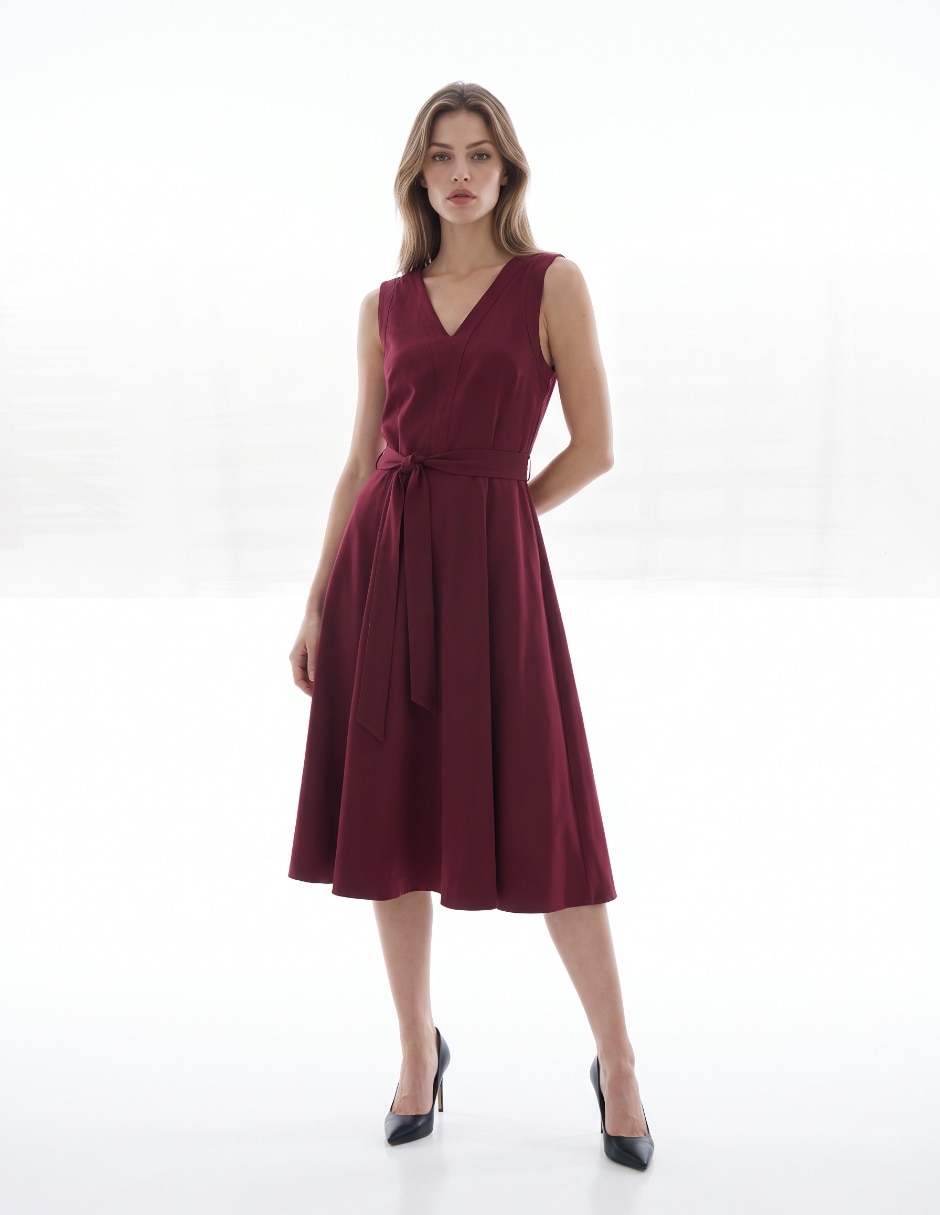 Vestido midi casual para mujer Vestido midi casual para mujer