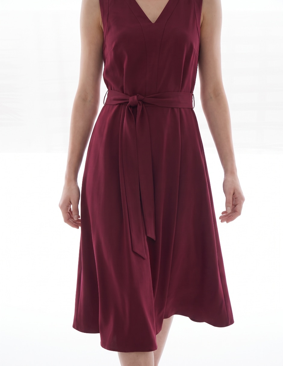 Vestido midi casual para mujer 4