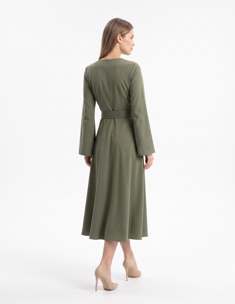 Vestido midi casual para mujer 2
