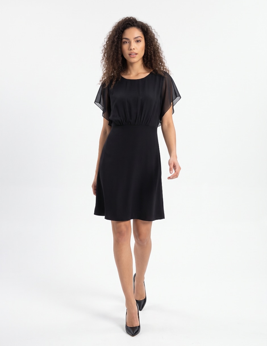 Vestido a la rodilla casual para mujer