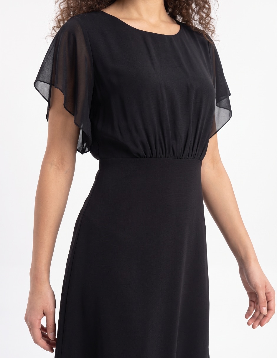 Vestido a la rodilla casual para mujer 4