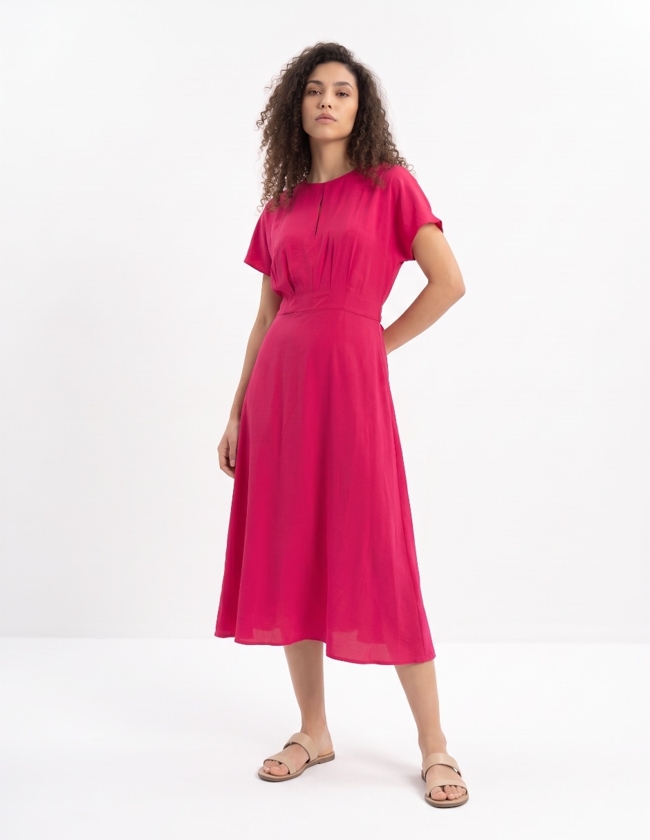 Vestido midi casual para mujer Vestido midi casual para mujer
