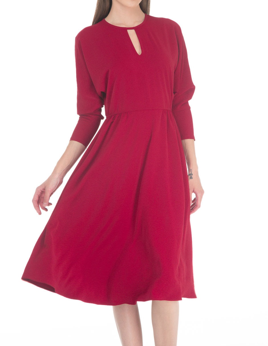 Vestido midi casual para mujer 4
