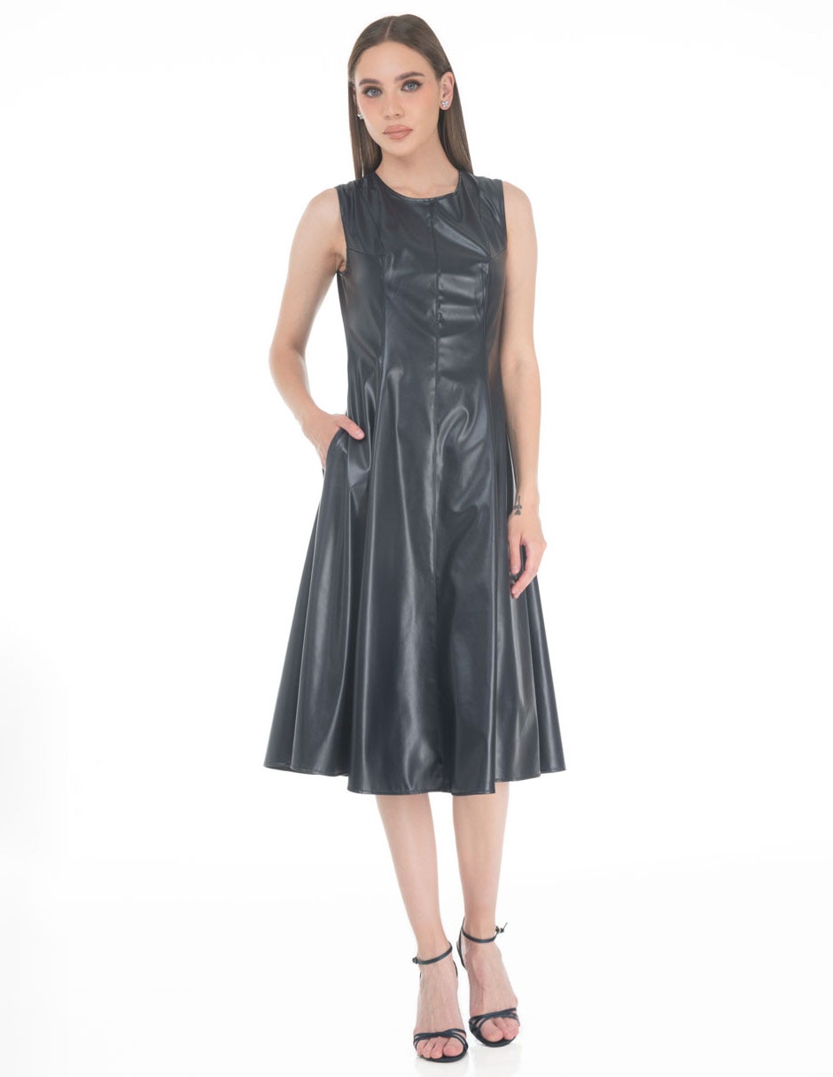 Vestido midi casual para mujer Vestido midi casual para mujer