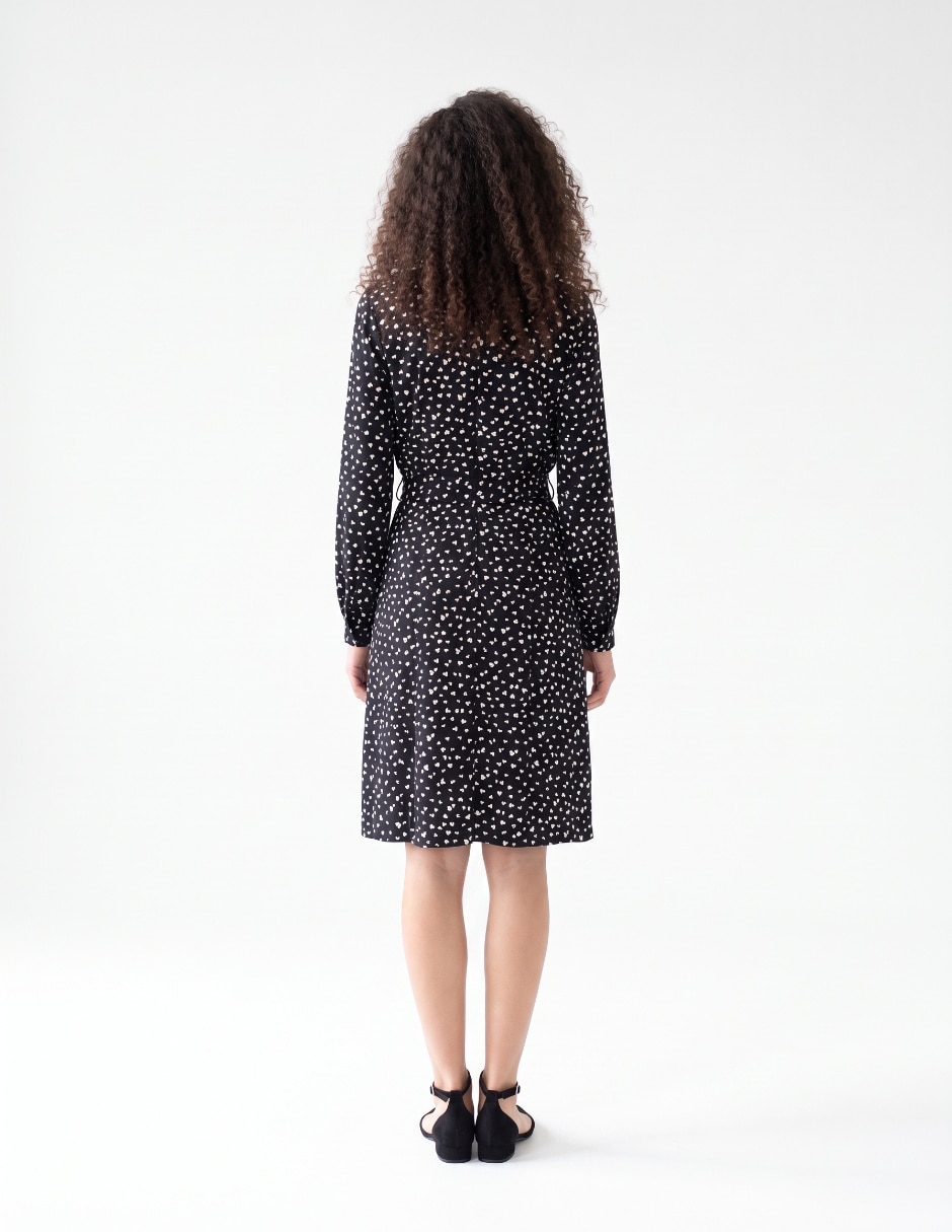 Vestido a la rodilla casual para mujer 2