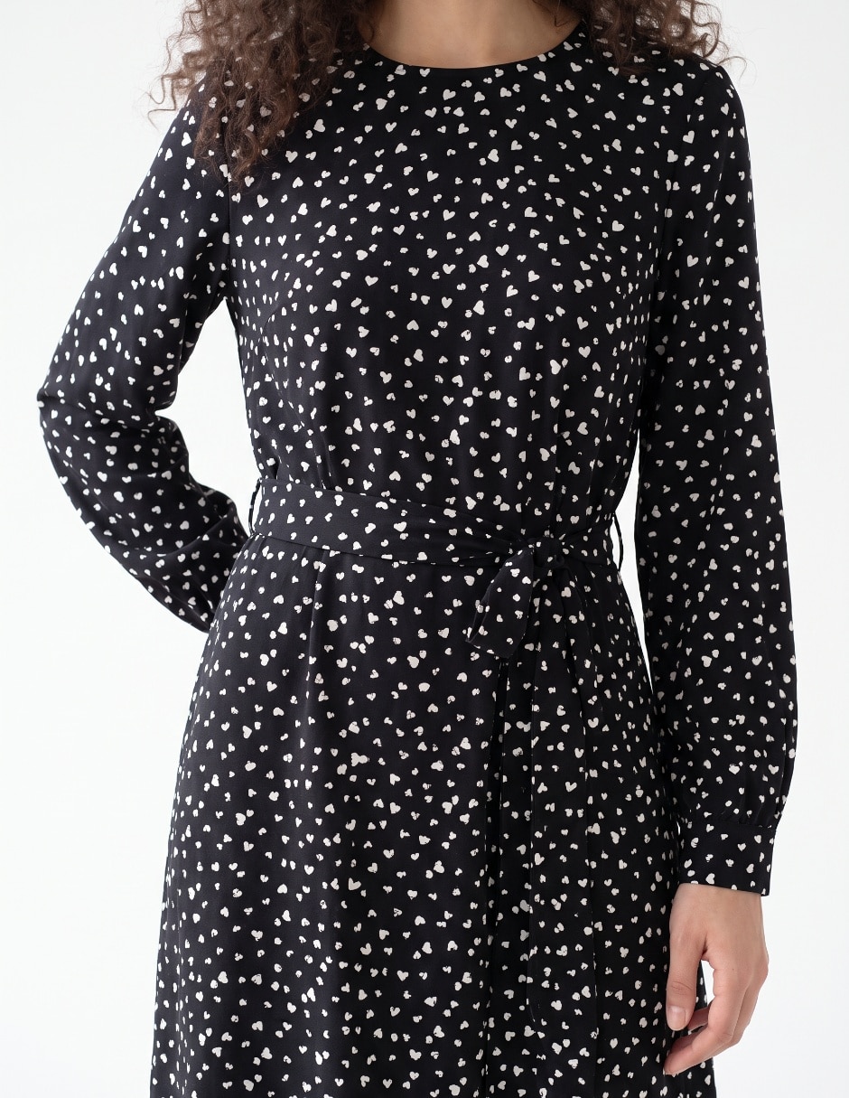 Vestido a la rodilla casual para mujer 4