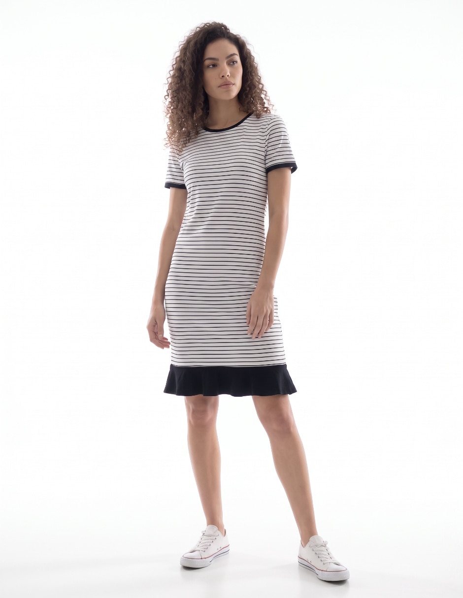 Vestido a la rodilla casual para mujer 3