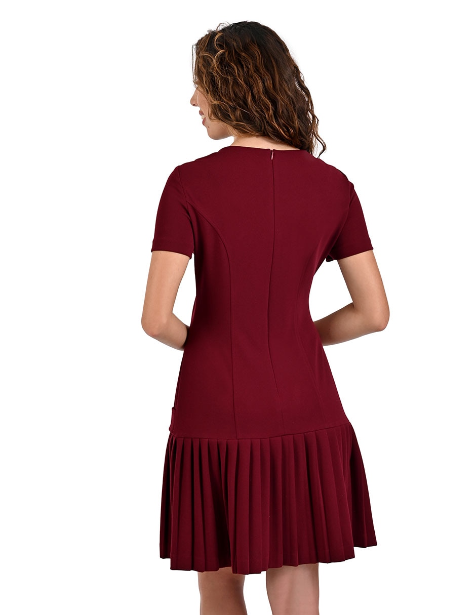 Vestido arriba rodilla casual para mujer 4