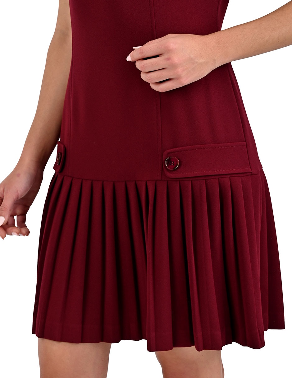 Vestido arriba rodilla casual para mujer 3