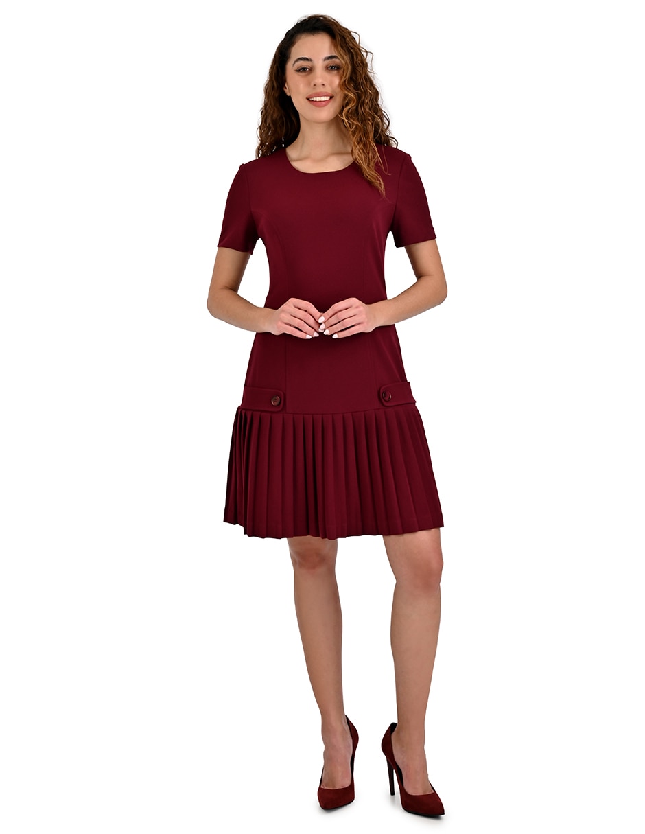 Vestido arriba rodilla casual para mujer 2