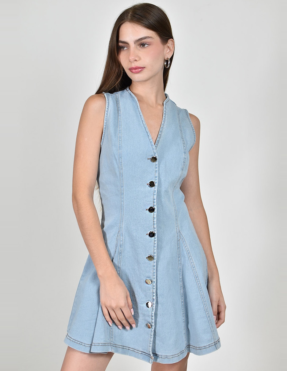 Vestido corto casual para mujer