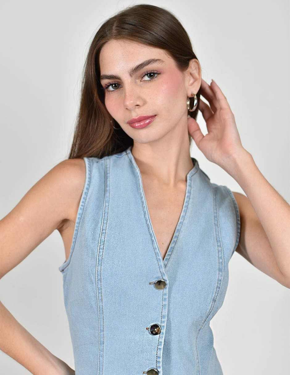 Vestido corto casual para mujer