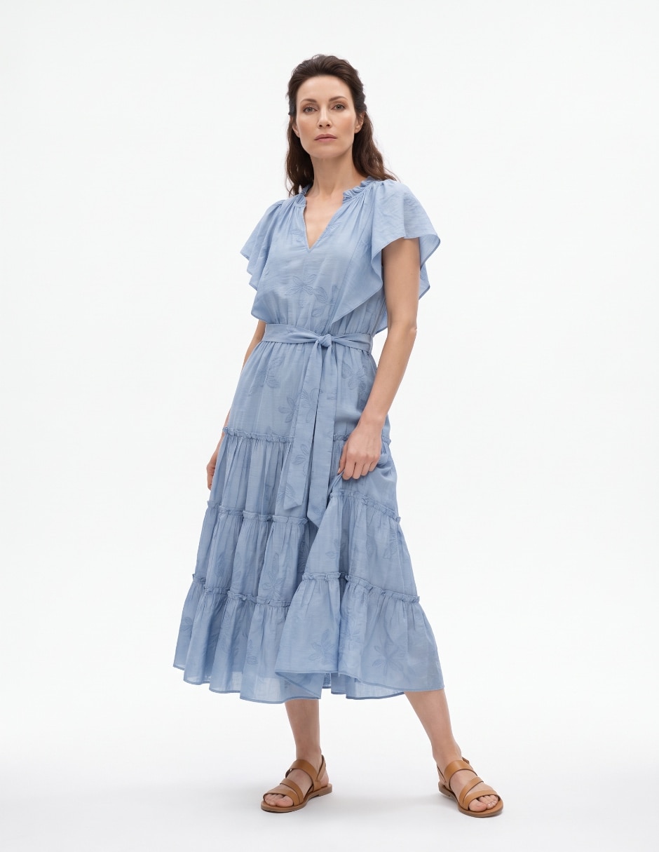 Vestido 3/4 casual para mujer