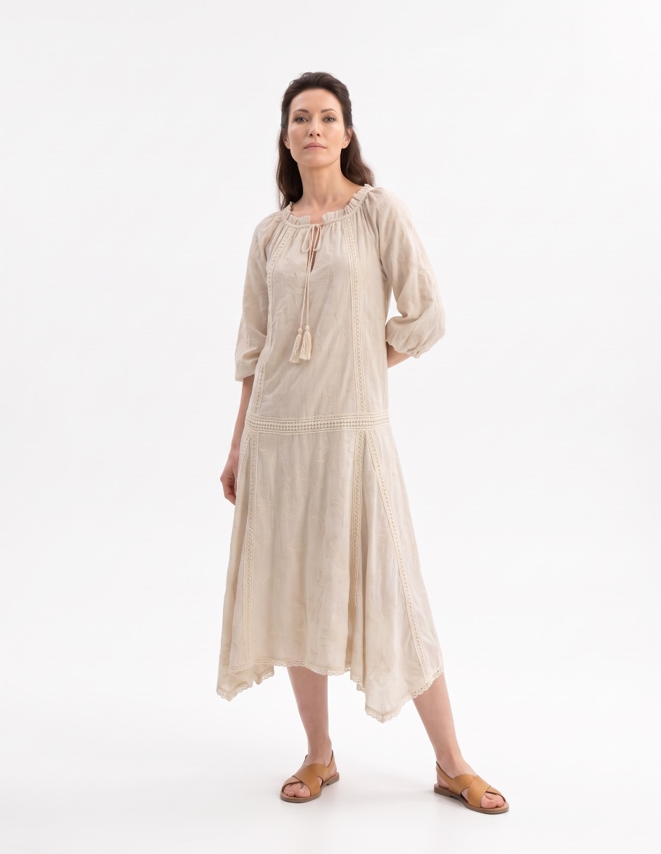 Vestido 3/4 casual para mujer 3