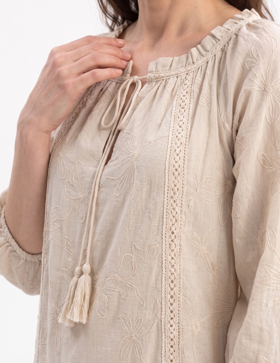 Vestido 3/4 casual para mujer 4